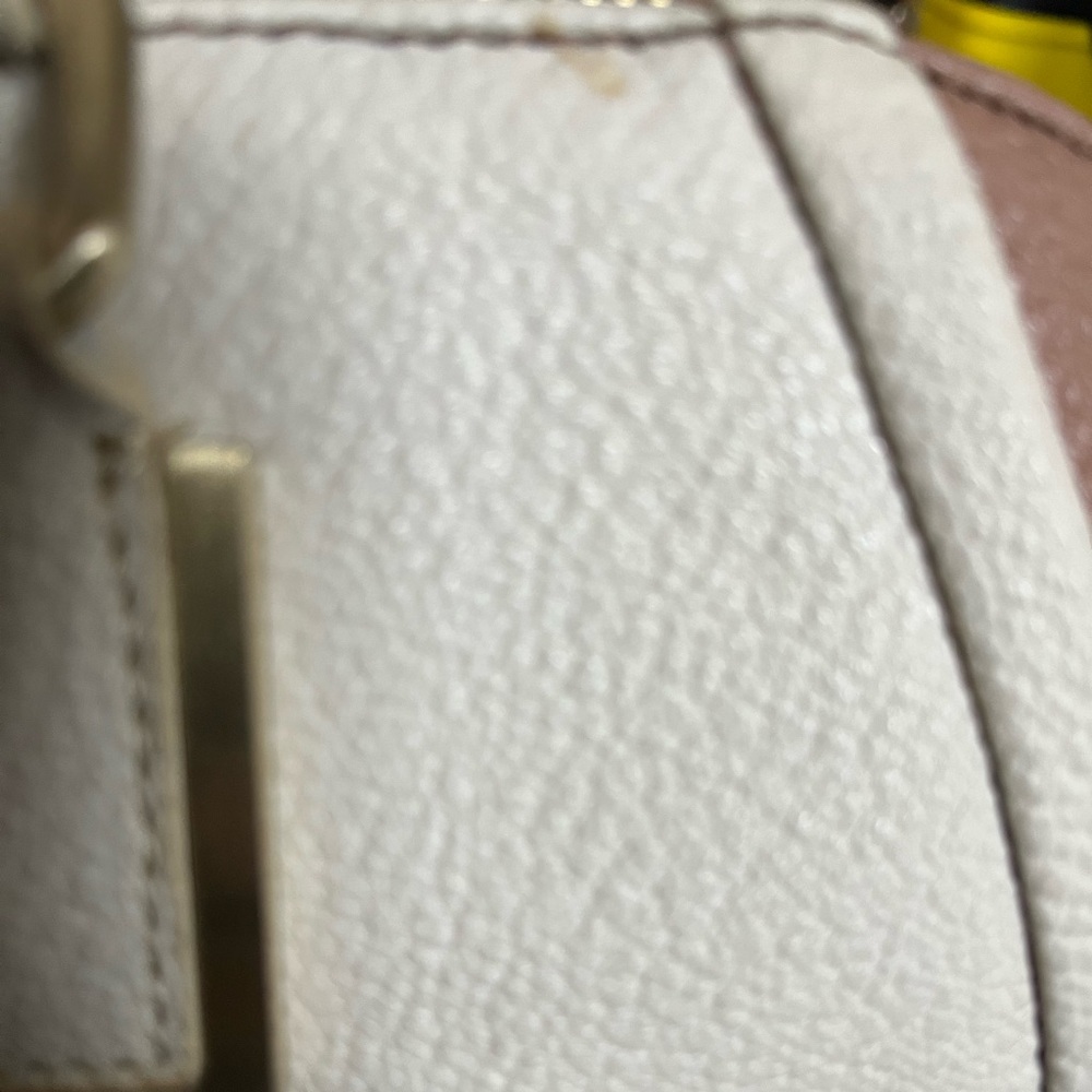 Calvin Klein Tan and Cream Satchel with Structured Design - Picture 16 of 16